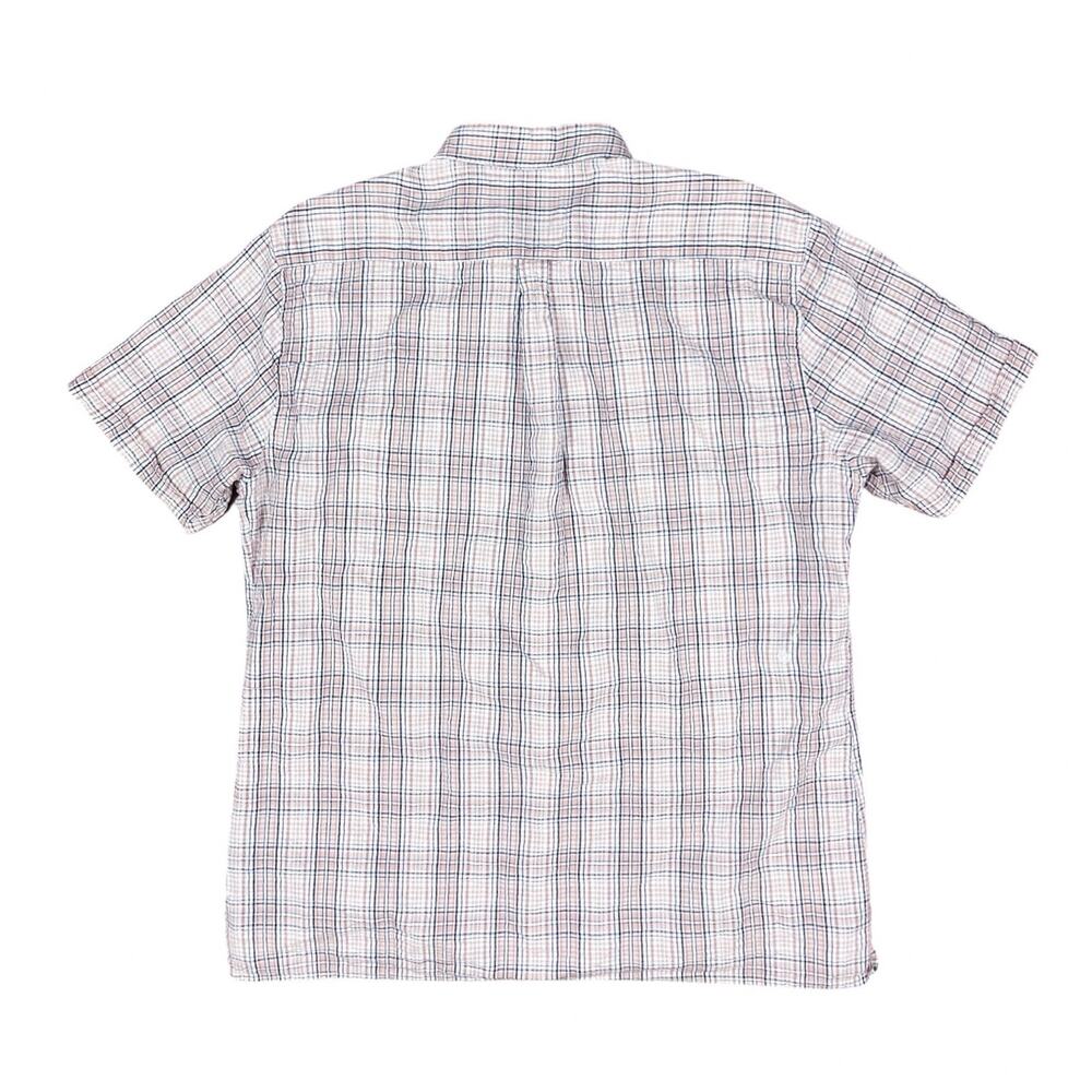 Barbour Deanhill Short Sleeve Button Up Regular Shirt Pink Plaid Size Medium - Picture 3 of 6